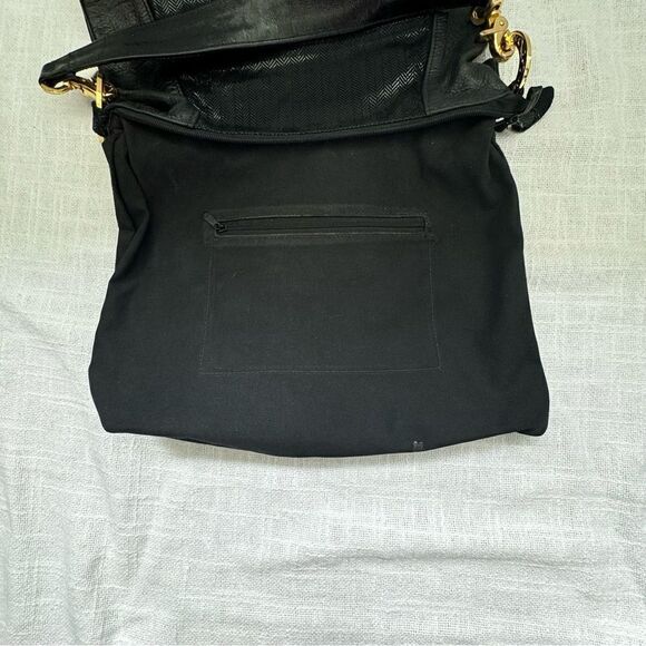 Women’s Black Shoulder Bag Purse Pockets Dressy - Picture 8 of 10